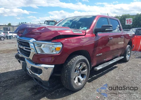 2019 Ram 1500 Big Horn/Lone Star 4X4 5'7 Box z USA, uszkodzony, nr VIN 1C6SRFFT4KN895508